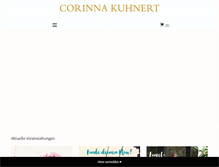Tablet Screenshot of corinnakuhnert.com